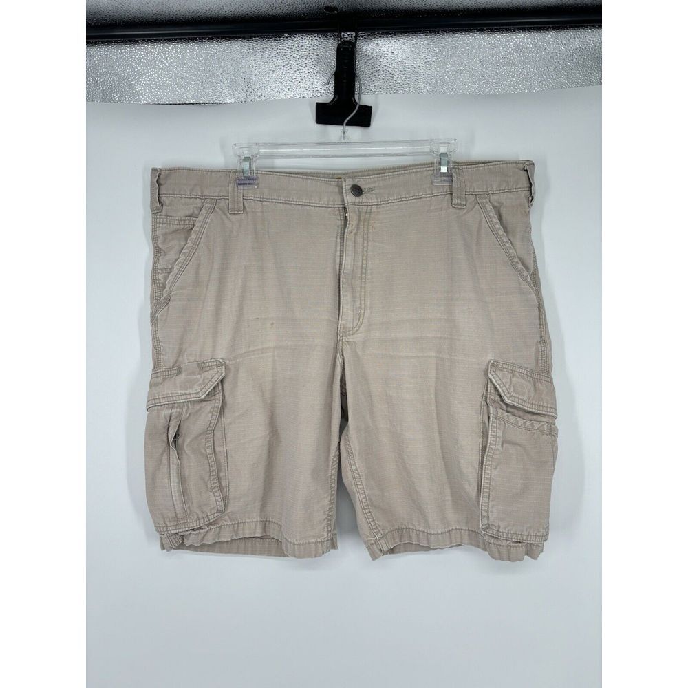 Carhartt Force Ripstop Cargo Shorts Distressed 101168-232 Size 40 10" Inseam